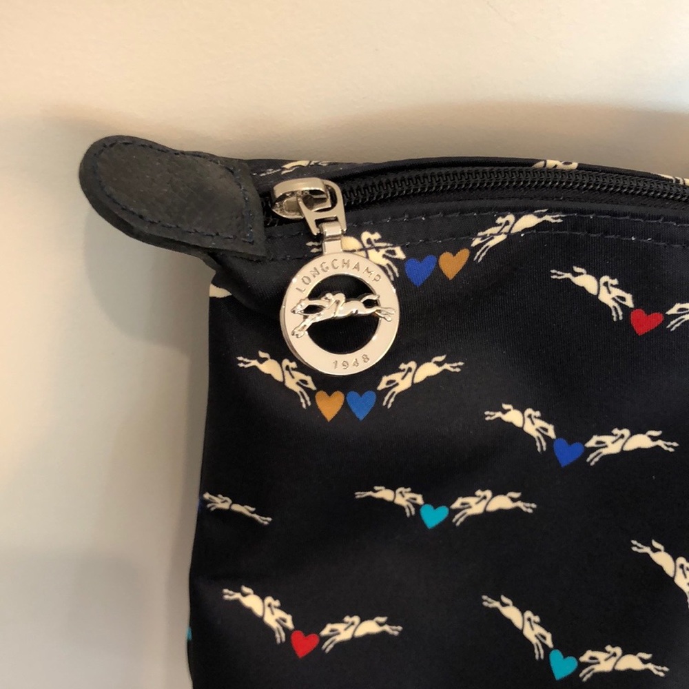 Longchamp Le Pliage blue multicolor print - Picture 4 of 9